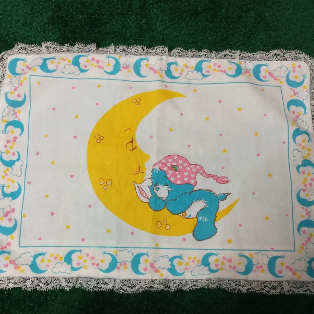 Vintage Care bears Pillow Case